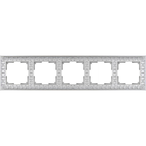 Рамка Werkel Antik на 5 постов жемчужный WL07-Frame-05 4690389063534
