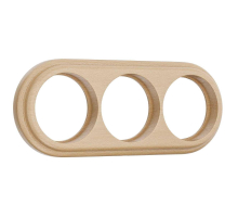 Рамка Werkel Legend на 3 поста светлый бук W0035224 4690389166587