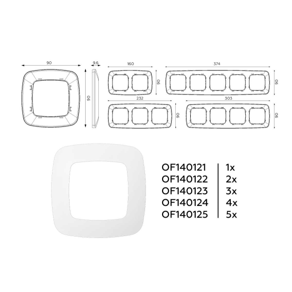 Рамка AMBRELLA VOLT OF140121