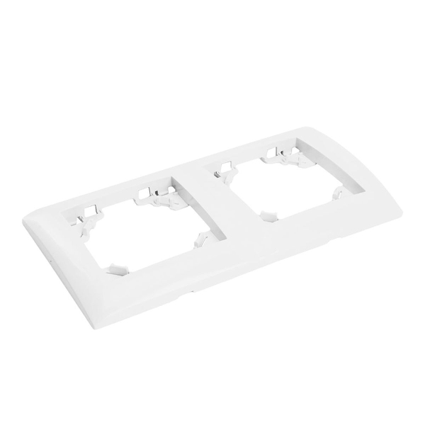 Рамка 2-постовая Stekker Эрна Элегант белый PFR00-9012-01 49630