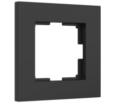 Рамка Werkel Slab на 1 пост черный матовый W0012908 4690389193293