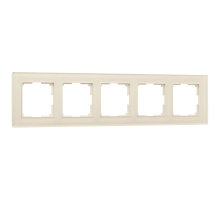 Рамка на 5 постов Werkel Favorit молочный W0051141 4690389183461