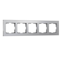 Рамка на 5 постов Werkel Aluminium алюминий W0051706 4690389158087