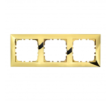 Рамка LK Studio 3-постовая (золото) LK60 864316-1
