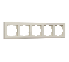 Рамка на 5 постов Werkel Stark слоновая кость W0051803 4690389161933