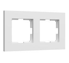 Рамка Werkel Slab на 2 поста белый матовый W0022961 4690389193385