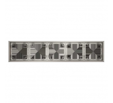 Рамка пластиковая Voltum S70 на 5 постов, (кашемир) VLS100503