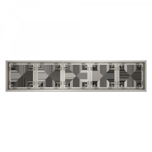 Рамка пластиковая Voltum S70 на 5 постов, (кашемир) VLS100503