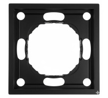 Рамка 1-постовая Stekker Эмили черный уголь PFR00-5001-05 49858