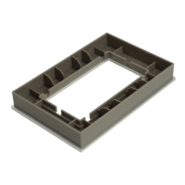 Рамка 2-местная (без перемычки), металл, STEKKER, MFR00-7012-03, серия Катрин, серебро 50031