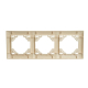 Рамка 3-постовая Stekker Эрна Элегант слоновая кость PFR00-9013-02 49668