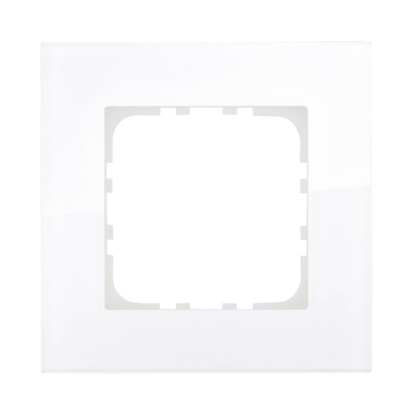 Рамка LK Studio 1-постовая, натуральное стекло (белый) LK80 844113-1 Рамка LK Studio 1-постовая, натуральное стекло (белый) LK80 844113-1