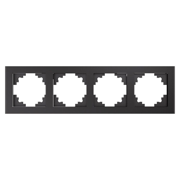 Рамка 4-постовая Stekker Катрин графит GFR00-7004-06 39542