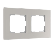 Рамка Werkel Senso на 2 поста дымчатый W0023117 4690389206405