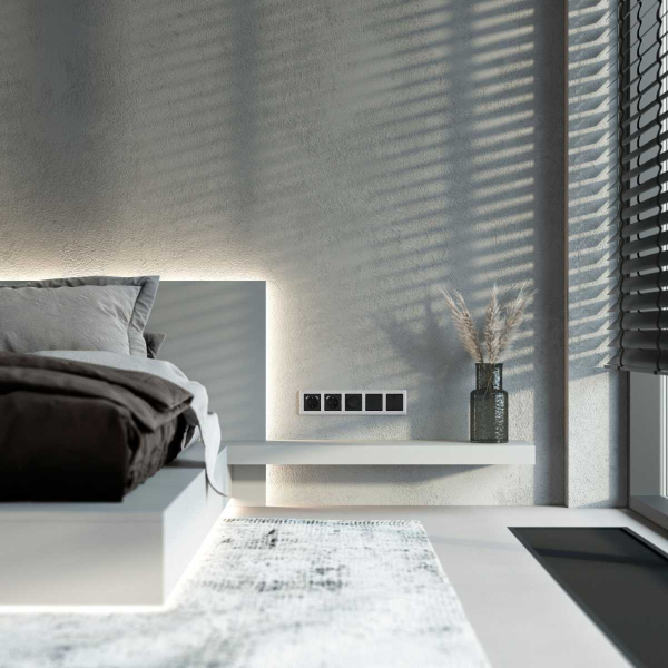 Рамка Werkel Stark на 5 постов серебряный W0051806 4690389161940