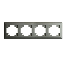 Рамка 4-постовая Stekker Катрин графит PFR00-7004-06 39810