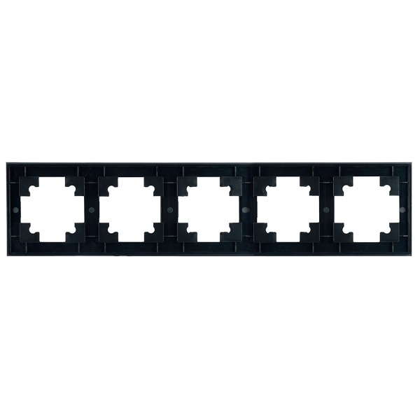 Рамка 5-постовая Stekker Катрин черный GFR00-7005-05 39641