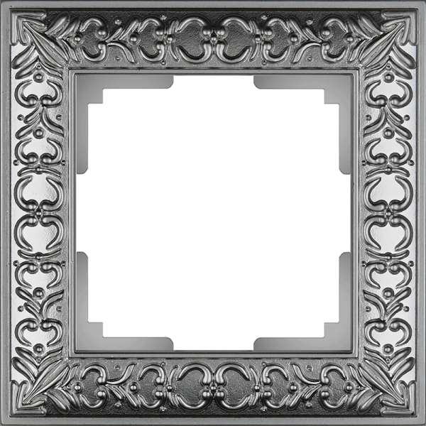 Рамка Werkel Antik на 1 пост матовый хром WL07-Frame-01 4690389145667