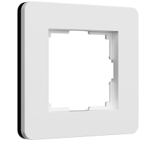 Рамка Werkel Split на 1 пост белый/черный W0013068 4690389208218