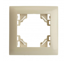 Рамка 1-постовая Stekker Эрна Элегант слоновая кость PFR00-9011-02 49666
