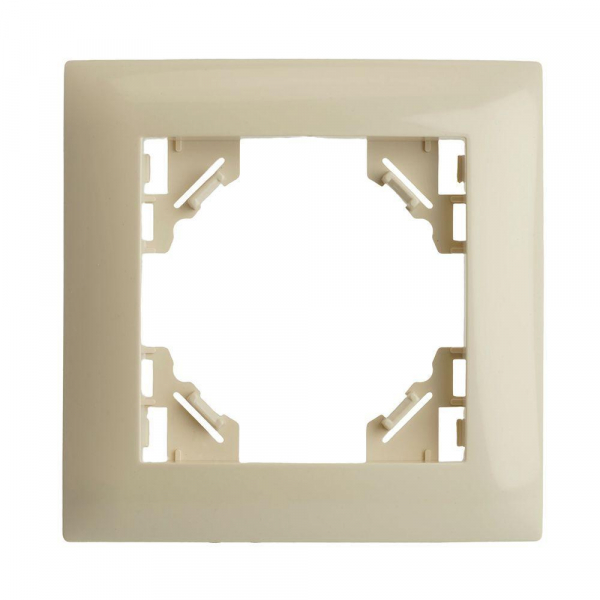 Рамка 1-постовая Stekker Эрна Элегант слоновая кость PFR00-9011-02 49666 Рамка 1-постовая Stekker Эрна Элегант слоновая кость PFR00-9011-02 49666