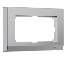 Рамка для двойной розетки Werkel Stark серебряный W0081806 4690389162091