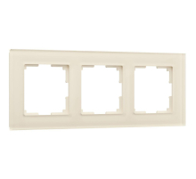 Рамка на 3 поста Werkel Favorit молочный W0031141 4690389183423