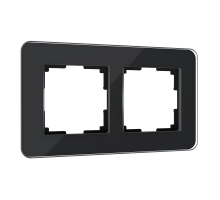 Рамка Werkel Elite на 2 поста черный W0022448 4690389196218