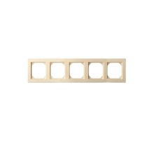 Рамка 5-постовая Liregus Epsilon бежевый 28-092