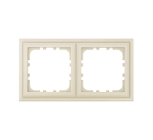 Рамка 2-постовая LK Studio (бежевый матовый) LK80 CLASSIC, 894202-1