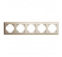 Рамка 5-постовая Stekker Катрин шампань PFR00-7005-02 39806