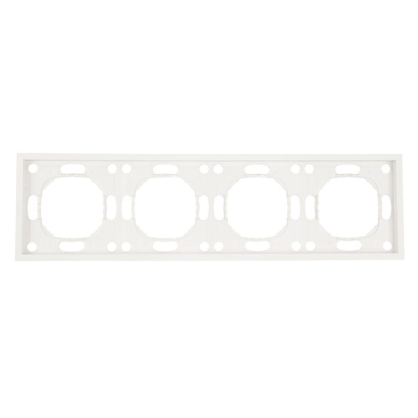 Рамка 4-постовая Stekker Эмили белый фарфор PFR00-5004-01 49887