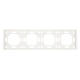Рамка 4-постовая Stekker Эмили белый фарфор PFR00-5004-01 49887