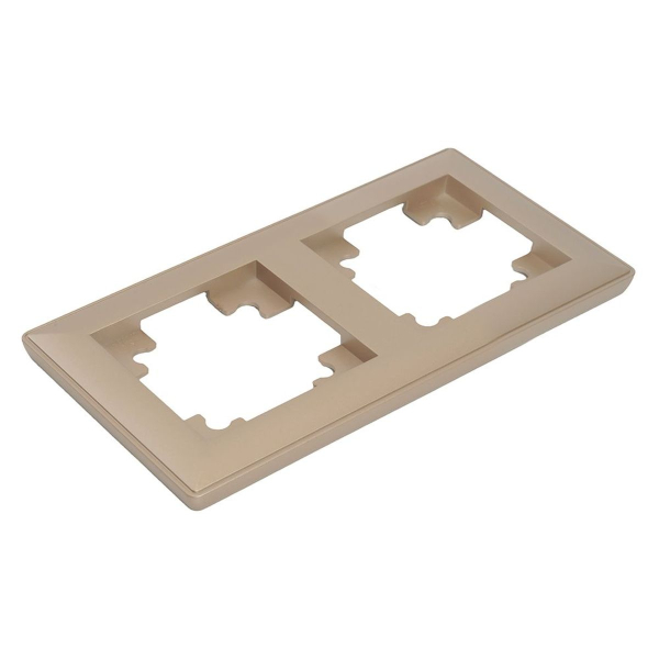 Рамка 2-постовая Stekker Катрин шампань PFR00-7002-02 39803