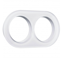 Рамка Werkel на 2 поста Favorit Runda белый W0025101 4690389166440