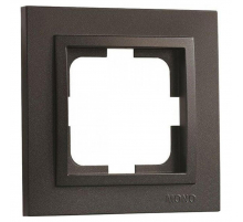Рамка 1-постовая Mono Electric Despina графит 102-200000-160