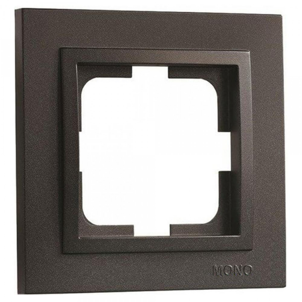 Рамка 1-постовая Mono Electric Despina графит 102-200000-160 Рамка 1-постовая Mono Electric Despina графит 102-200000-160