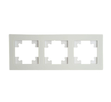 Рамка 3-постовая Stekker Катрин белый матовый GFR00-7003-01M 49596