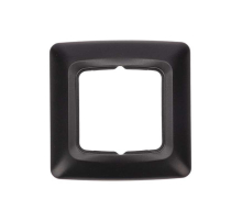 DEA Рамка 1-я горизонтальная Черный Металлик KRANZ KR-78-0345