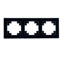 Рамка 3-постовая Stekker Катрин черный GFR00-7003-05 39520