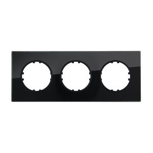 Рамка LK Studio 3-постовая квадрат из натурального темного стекла Vintage 884310-1
