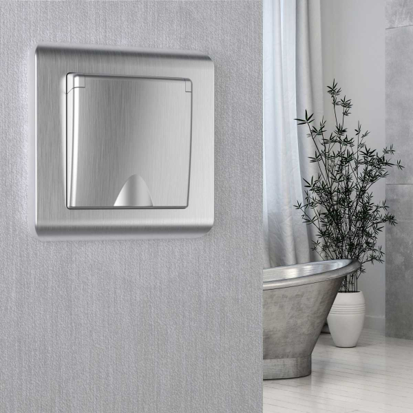 Рамка на 1 пост Werkel Stream серебряный W0012106 4690389162152