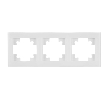 Рамка 3-постовая Stekker Катрин белый GFR00-7003-01 39256