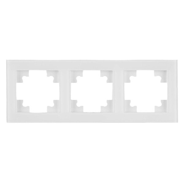 Рамка 3-постовая Stekker Катрин белый GFR00-7003-01 39256