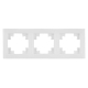 Рамка 3-постовая Stekker Катрин белый GFR00-7003-01 39256