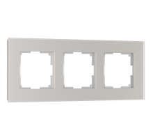 Рамка Werkel Senso на 3 поста дымчатый W0033117 4690389206450