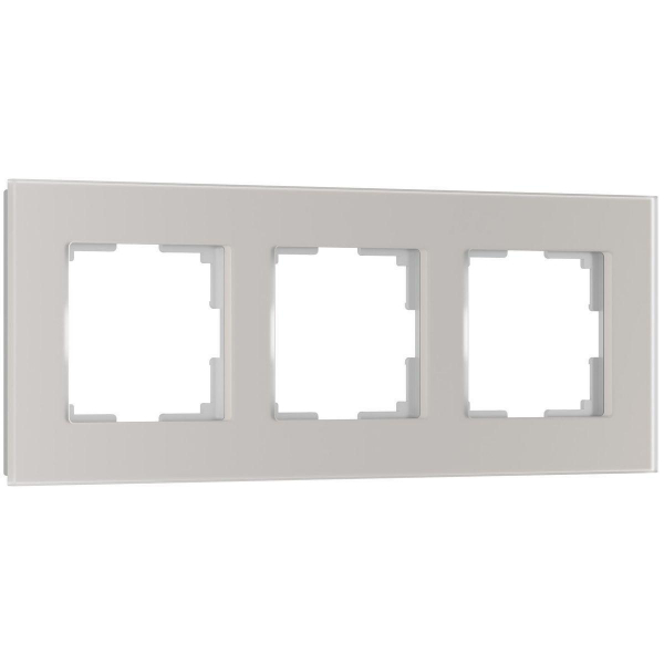 Рамка Werkel Senso на 3 поста дымчатый W0033117 4690389206450 Рамка Werkel Senso на 3 поста дымчатый W0033117 4690389206450