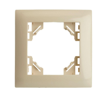 Рамка 1-постовая Stekker Эрна Элегант слоновая кость PFR00-9011-02 49666
