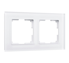 Рамка на 2 поста Werkel Favorit белый матовый W0021105 4690389159572