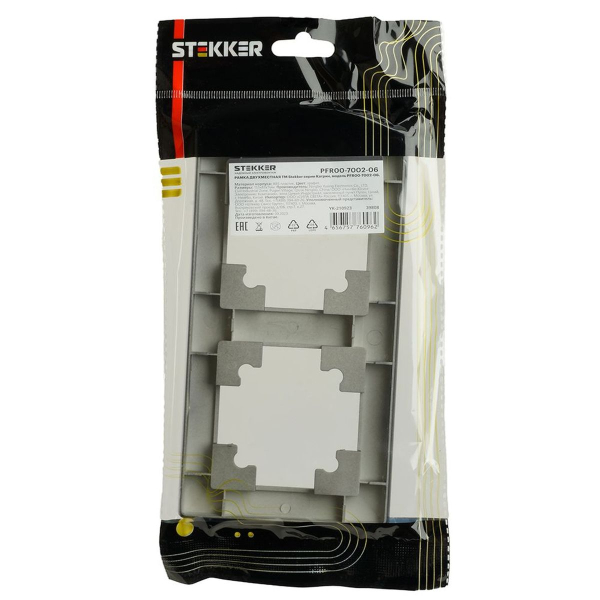 Рамка 2-постовая Stekker Катрин графит PFR00-7002-06 39808